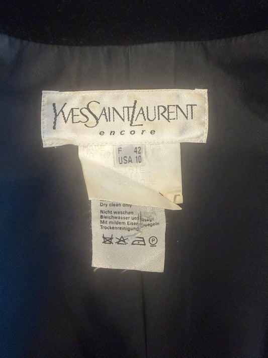 Yves Saint Laurent Paisley Blazer