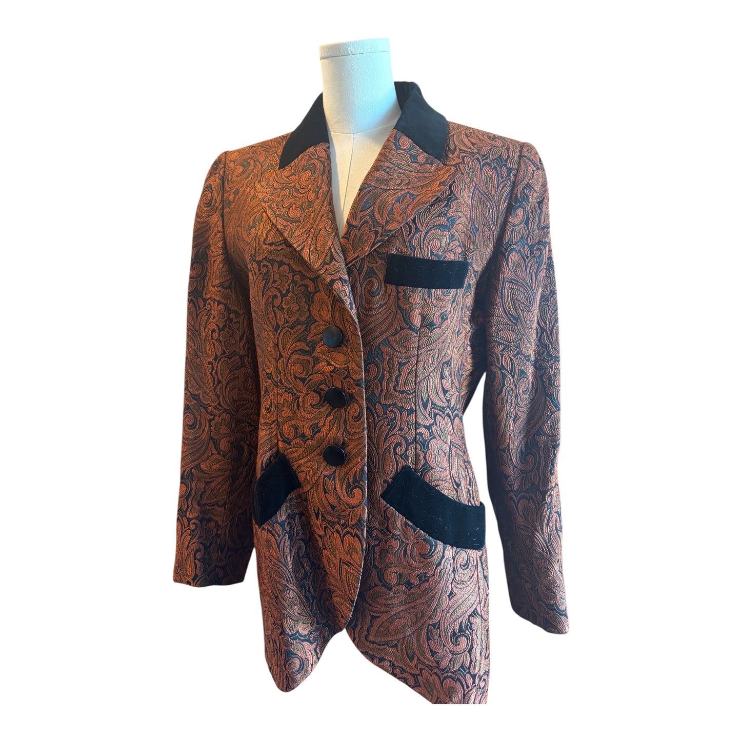 Yves Saint Laurent Paisley Blazer