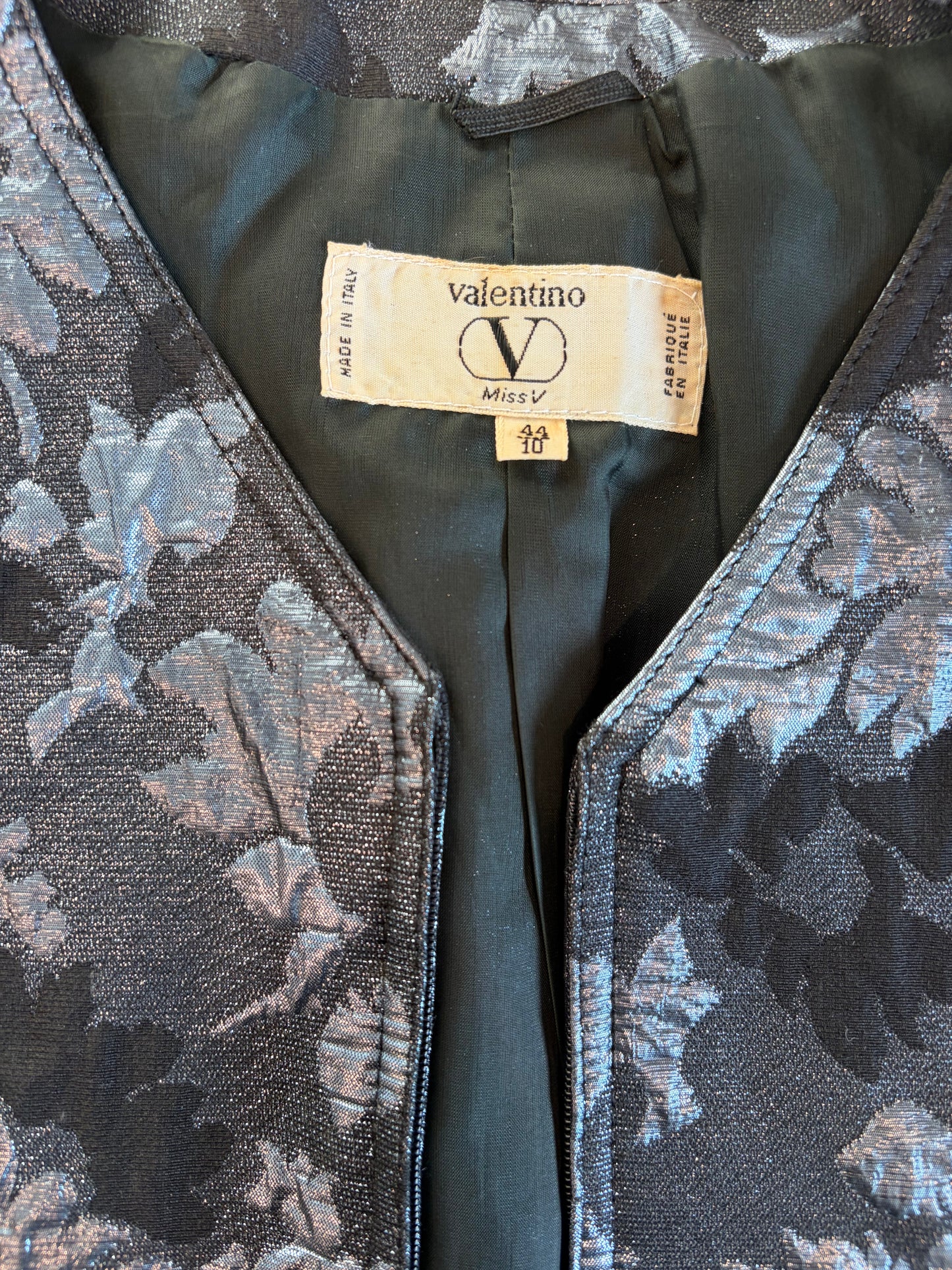 Valentino 1980s Textured Evening Jacket