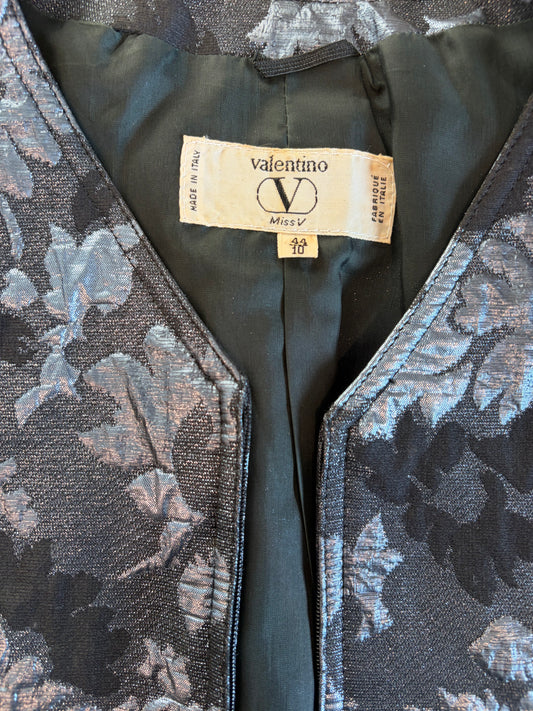 Valentino 1980s Textured Evening Jacket