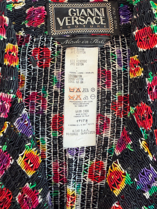 Gianni Versace 1994 Mosaic Blazer