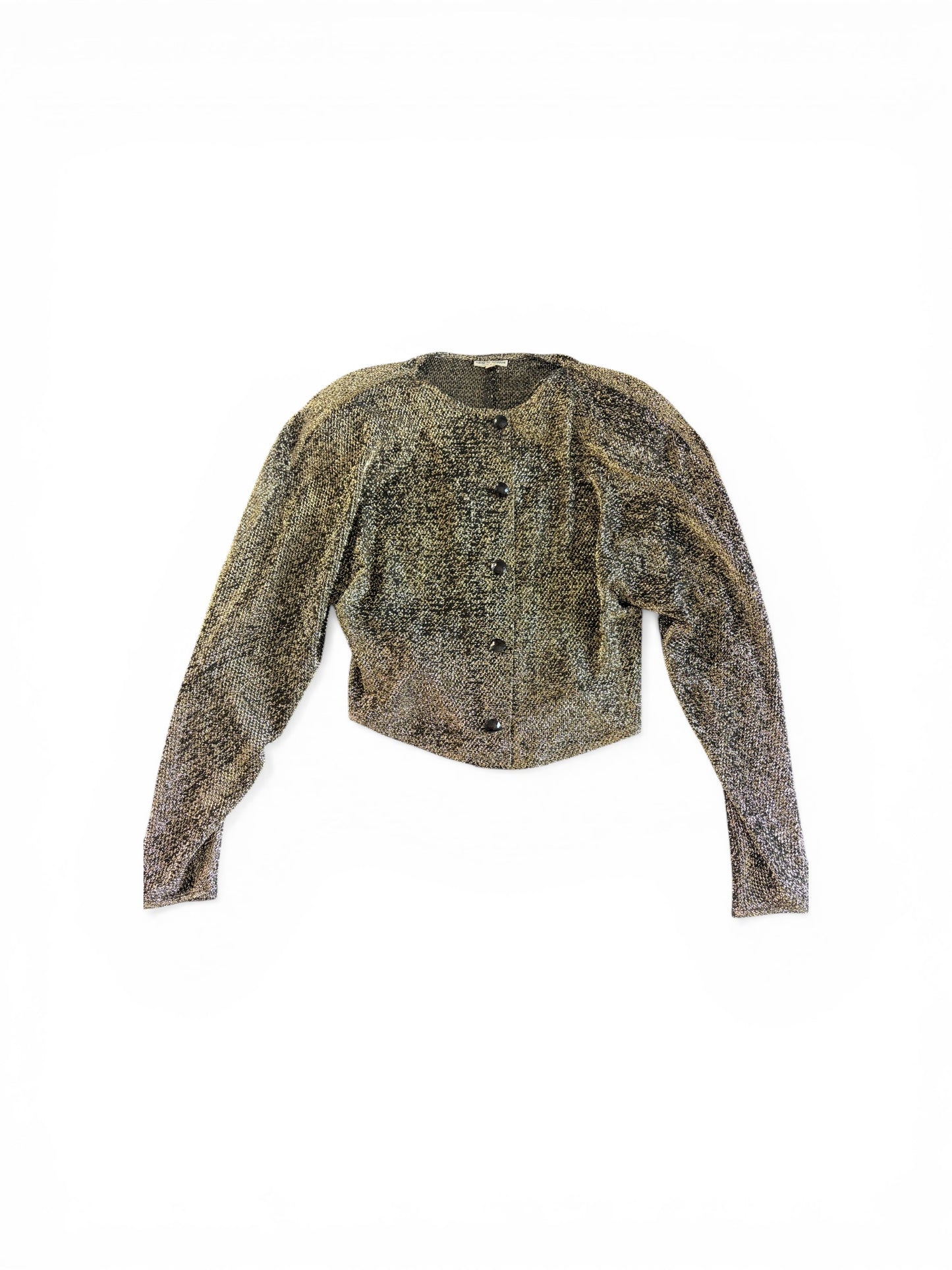 Metallic 1990s Giorgio Armani Cardigan