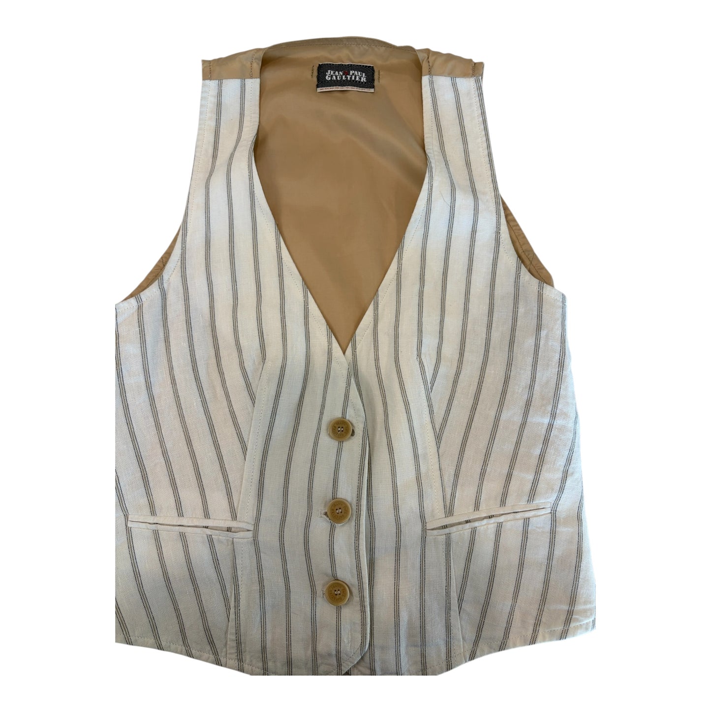2000's Jean Paul Gaultier Striped Vest